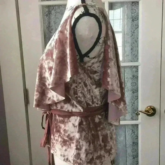 Zara crushed velvet top - Picture 3 of 5